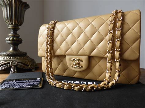 beige classic flap chanel|Chanel vintage medium flap.